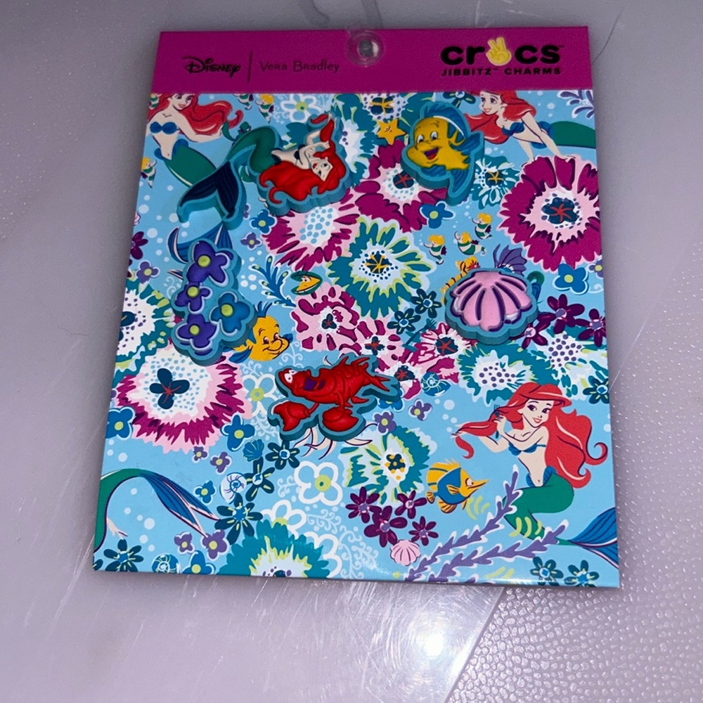 Little Mermaid Croc Jibbitz set